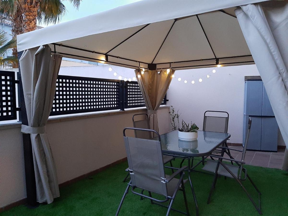Appartement Gran Terraza Con Piscina à Sant Jaume d'Enveja Extérieur photo